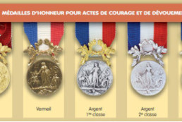 Médaille militaire ou civile : lexique complet • Montage de médailles